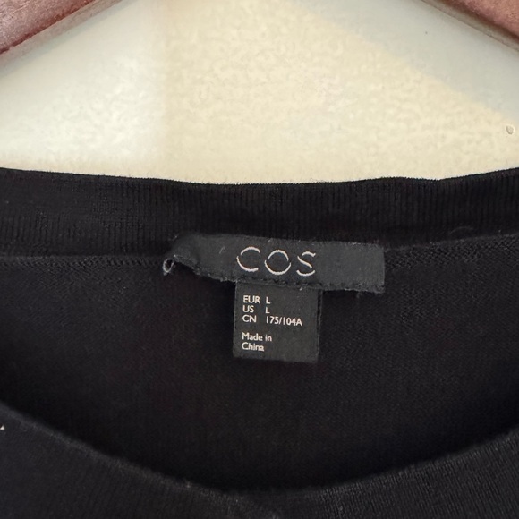 COS Black Tunic Top - Picture 3 of 4